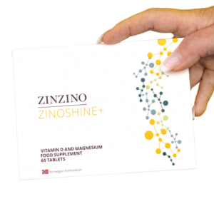 Zinoshine van Zinzino de vitamine D met magnesium voor geode opname stressst