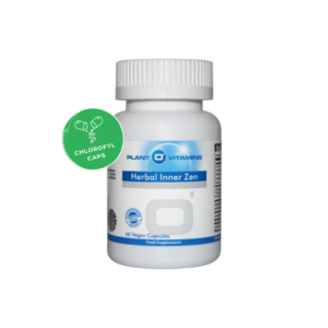 Stresst verkoopt herbal inner Zen van Plant o Vitamins voor meer rust en meer serotonine