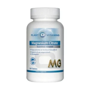 Stressst Mangesium Citraat van Plant O Vitamins speciaal voor sterke botten en ontspanning oa.